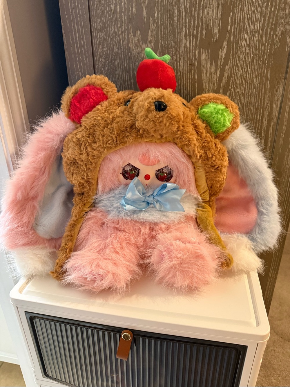 *NEW SERIES* Baby Three Hat Poster Baby 500% - Apple Bear